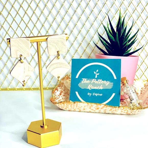 Handmade Statement Earrings - Picture 1 of 1